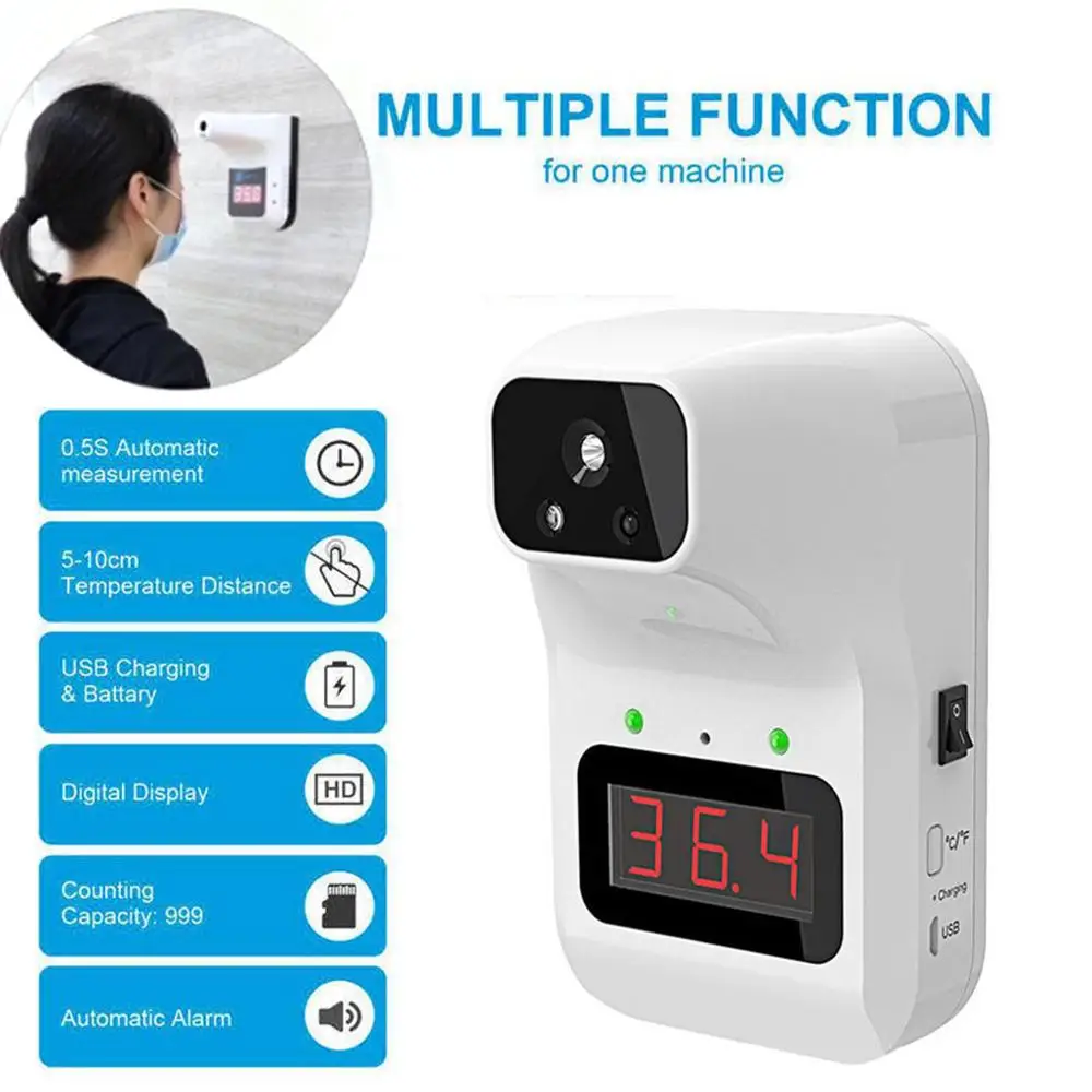 Non-Contact Infrared fixed Temperature Measurement K3 temperature meter Digital The hanging wall The forehead temperature gun
Non-Contact Infrared fixed Temperature Measurement K3 temperature meter Digital The hanging wall The forehead temperature gun
