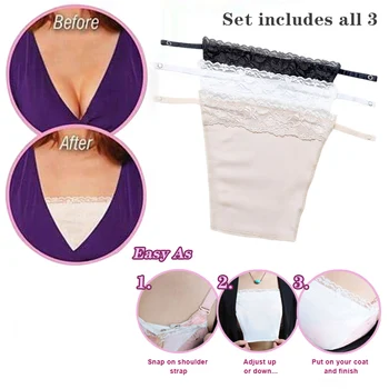 3pcs Anti Peep Invisible Bra Small Lace Breathable Women Underwear Breast Coverage H9
3pcs Anti Peep Invisible Bra Small Lace Breathable Women Underwear Breast Coverage H9