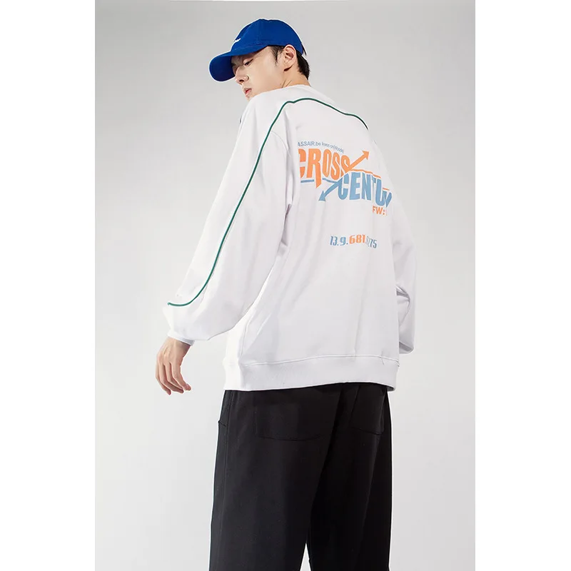 Japanese-Style Retro round Neck Long-Sleeved Men's Pullover Autumn Printing All-match Popular Brand Loose Casual Sweatshirt
Japanese-Style Retro round Neck Long-Sleeved Men's Pullover Autumn Printing All-match Popular Brand Loose Casual Sweatshirt