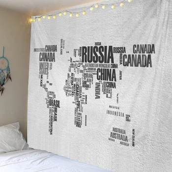 Multicolor world map polyester printed tapestry background decorative fabric factory direct sales can be customized
Multicolor world map polyester printed tapestry background decorative fabric factory direct sales can be customized