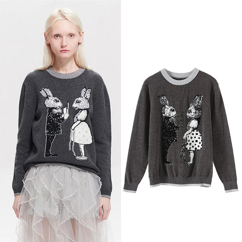New set auger design of fund winters is round neck long sleeve turtleneck sweater coat female SA0822
New set auger design of fund winters is round neck long sleeve turtleneck sweater coat female SA0822