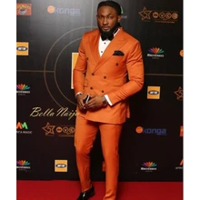 New Arrival Men's Peak Lapel Suits Hot Selling Custom Made Double Breasted Handsome Orange Casual Wear Blazer 2 Pieces Skinny
New Arrival Men's Peak Lapel Suits Hot Selling Custom Made Double Breasted Handsome Orange Casual Wear Blazer 2 Pieces Skinny