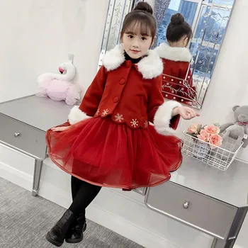 2019 new arrival winter girls set dress + coat 2 pcs set warm kids outwear girlymax fall 4-12 years girl
2019 new arrival winter girls set dress + coat 2 pcs set warm kids outwear girlymax fall 4-12 years girl