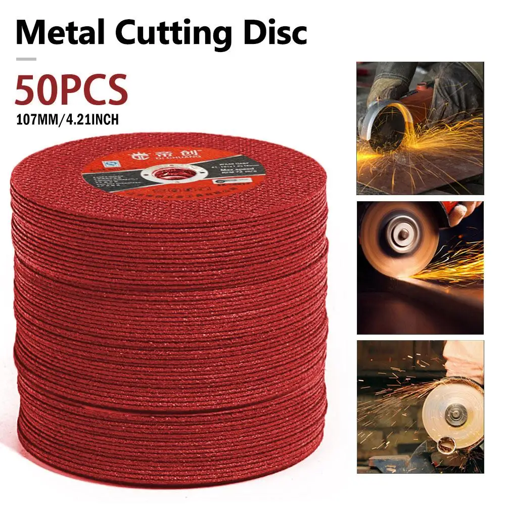 50PCS Metal Cutting Discs Saw Blade Resin Disc Cut Off Wheel Stainless Steel Angle Grinder 107mm | Инструменты