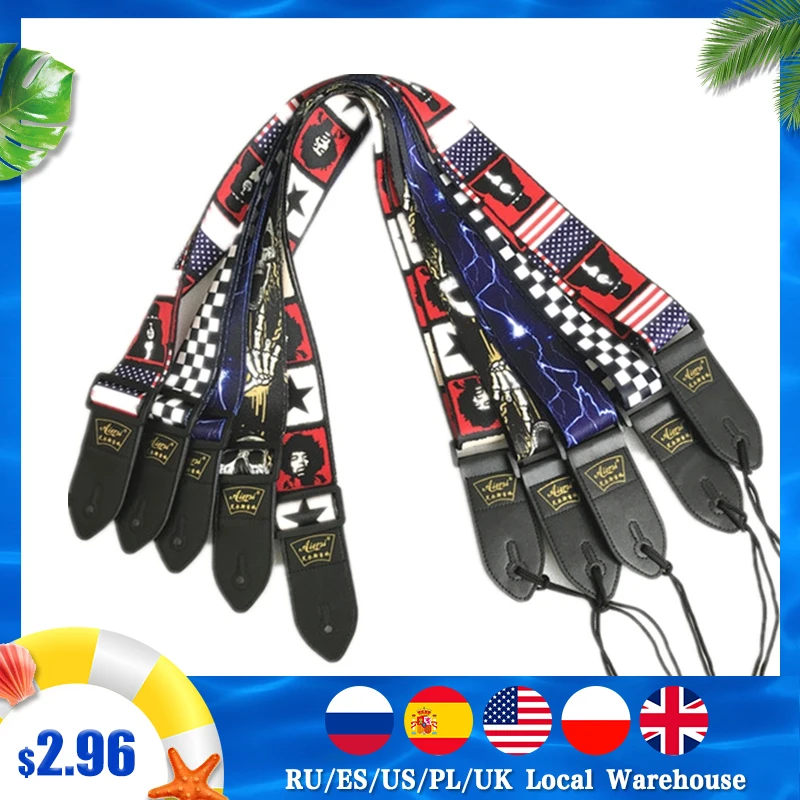 Aiersi Brand Wholesale Price Different Pattern Padding Straps for Electrical Guitar and Bass Model 114
Aiersi Brand Wholesale Price Different Pattern Padding Straps for Electrical Guitar and Bass Model 114