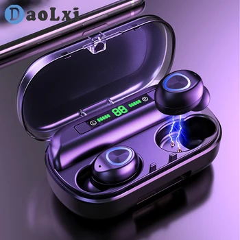 Headset Waterproof Wireless Bluetooth Headset with Microphone LED Display Stereo in-ear headphones with microphone charging case
Headset Waterproof Wireless Bluetooth Headset with Microphone LED Display Stereo in-ear headphones with microphone charging case