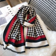 2022 New Product FemaleScarf Dual-use Double-sided Warmth and Thick Imitation Cashmere Korean Version of Wild Houndstooth Scarf
2022 New Product FemaleScarf Dual-use Double-sided Warmth and Thick Imitation Cashmere Korean Version of Wild Houndstooth Scarf