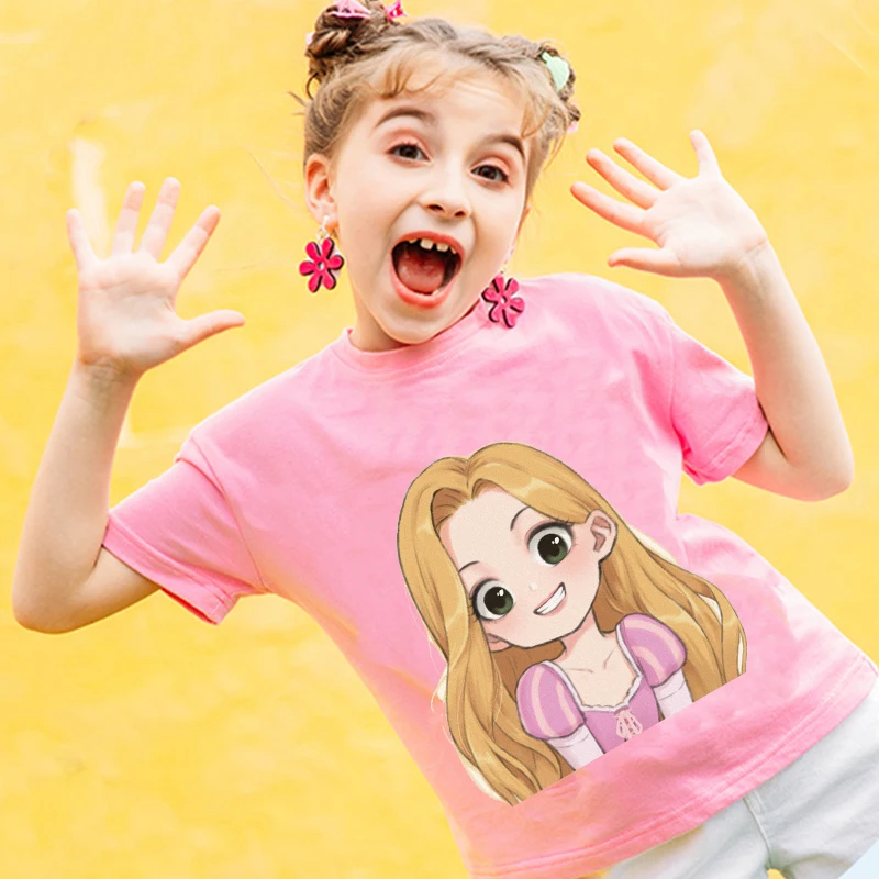 Disney Princess Series Children's Tees Print Cartoon Fashion T-shirt Boys Girl Children Clothes Casual Blouse Summer Unisex Top
Disney Princess Series Children's Tees Print Cartoon Fashion T-shirt Boys Girl Children Clothes Casual Blouse Summer Unisex Top