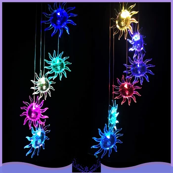 LED Solar Light Sun Pendant Wind Chime Light Wind Chime Lamps Colorful Changing Portable Waterproof Garden Decorative Yard Light
LED Solar Light Sun Pendant Wind Chime Light Wind Chime Lamps Colorful Changing Portable Waterproof Garden Decorative Yard Light