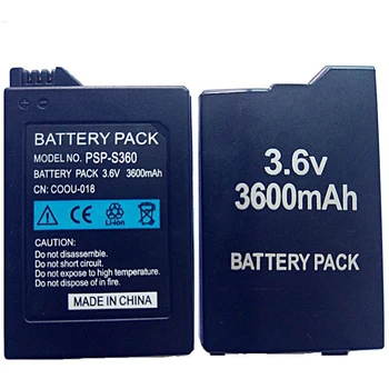 1pcs Battery for Sony PSP2000 PSP3000 PSP 2000 PSP 3000 Gamepad PlayStation Portable Controller 3600mAh Replacment Batteries
1pcs Battery for Sony PSP2000 PSP3000 PSP 2000 PSP 3000 Gamepad PlayStation Portable Controller 3600mAh Replacment Batteries
