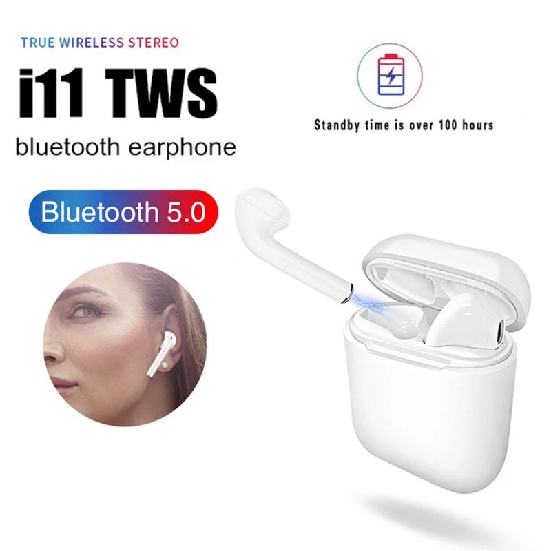 New Upgrade i11s TWS Bluetooth Earphone 5.0 in ear mini Wireless Headsets Bass stereo Earbuds for iPhone Android Xiaomi PK I11
New Upgrade i11s TWS Bluetooth Earphone 5.0 in ear mini Wireless Headsets Bass stereo Earbuds for iPhone Android Xiaomi PK I11
