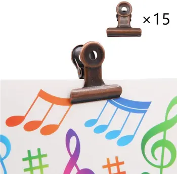 Lvcky 15 Pieces Red Copper Bulldog Clips,31mm Metal Paper Clamp for Cork Board and Photo Wall
Lvcky 15 Pieces Red Copper Bulldog Clips,31mm Metal Paper Clamp for Cork Board and Photo Wall