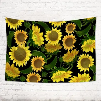 Sunflower Field Wall Hanging Tapestry Fabric Floral Plant Tapestries Yellow Flower Tapestry for Room Rectangle Home Decor
Sunflower Field Wall Hanging Tapestry Fabric Floral Plant Tapestries Yellow Flower Tapestry for Room Rectangle Home Decor