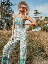 Fitshinling Bohemian Print Floral Jumpsuit Women Overalls Beachwear Holiday Slim Sexy Sleeveless Wide Leg Combinations One Piece
Fitshinling Bohemian Print Floral Jumpsuit Women Overalls Beachwear Holiday Slim Sexy Sleeveless Wide Leg Combinations One Piece