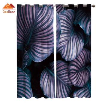 Tropical Plant Purple Large Leaves Window Curtains Living Room Outdoor Fabric Drapes Curtain Home Decor
Tropical Plant Purple Large Leaves Window Curtains Living Room Outdoor Fabric Drapes Curtain Home Decor