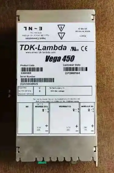 special power supply TDK-Lambda Vega 450 K40008 K40008B used,90% brand new,original,tested
special power supply TDK-Lambda Vega 450 K40008 K40008B used,90% brand new,original,tested