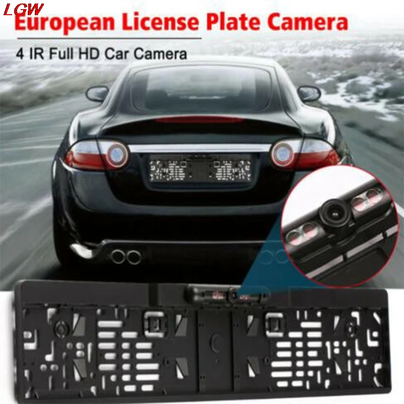 New European car license plate frame reversing camera with lamp Car rear view camera Night vision car license plate frame camera
New European car license plate frame reversing camera with lamp Car rear view camera Night vision car license plate frame camera