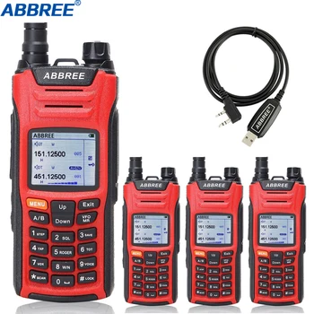 4Pcs ABBREE AR-F6 Walkie Talkie Multi-Band Multi-functional VHF UHF DTMF 999CH VOX DTMF SOS Scanning Stopwatch Ham CB Radio
4Pcs ABBREE AR-F6 Walkie Talkie Multi-Band Multi-functional VHF UHF DTMF 999CH VOX DTMF SOS Scanning Stopwatch Ham CB Radio