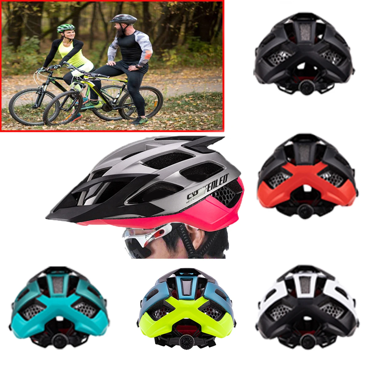Mountain Riding Helmet Airflow Bike Helmet with In-Molded Reinforcing Skeleton for Added Protection, Lightweight and Breathable
Mountain Riding Helmet Airflow Bike Helmet with In-Molded Reinforcing Skeleton for Added Protection, Lightweight and Breathable