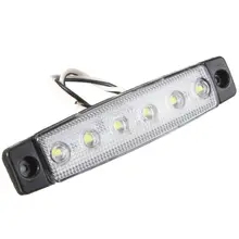1x White 12V 6LEDs Side Marker Light Trailer Truck Boat Van Indicator RV Lamp Kits
1x White 12V 6LEDs Side Marker Light Trailer Truck Boat Van Indicator RV Lamp Kits