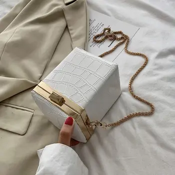 Stone Pattern PU Leather Box Bags For Women 2021 Mini Chain Shoulder Handbags Female Travel Totes Lady Cross Body Bag
Stone Pattern PU Leather Box Bags For Women 2021 Mini Chain Shoulder Handbags Female Travel Totes Lady Cross Body Bag