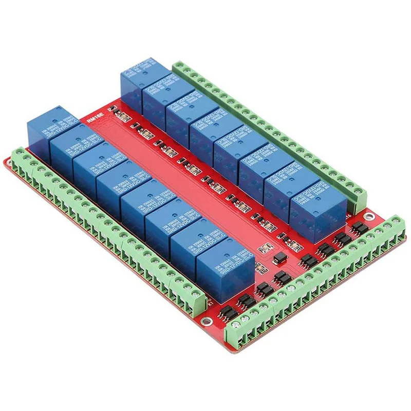 Isolated 16-way Relay Control Module Expanding Module High/Low-level Signal Release 5V 12V 24V PAK55
Isolated 16-way Relay Control Module Expanding Module High/Low-level Signal Release 5V 12V 24V PAK55