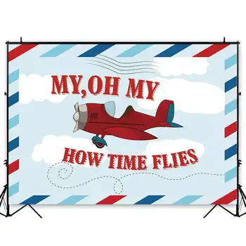 Vinyl Birthday Backdrop Aircraft Background Kids Cartoon Plane Model Time Flies Sky Cloudscape Portrait Prop Studio LV-2222 
Vinyl Birthday Backdrop Aircraft Background Kids Cartoon Plane Model Time Flies Sky Cloudscape Portrait Prop Studio LV-2222