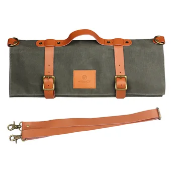 Chef Knife Bag Canvas Knife Roll Bag Carry Case Kitchen Cooking Portable Kitchen Tools Storage Bag with 11 Pockets
Chef Knife Bag Canvas Knife Roll Bag Carry Case Kitchen Cooking Portable Kitchen Tools Storage Bag with 11 Pockets