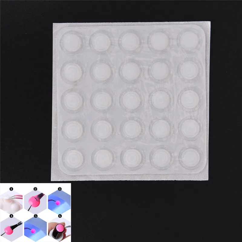 Gel Polish Color Button UV Gel Color Adhesive Paster Manicure Tool 25pcs Transparent Nail Button Stickers Silicone Label Sticker
Gel Polish Color Button UV Gel Color Adhesive Paster Manicure Tool 25pcs Transparent Nail Button Stickers Silicone Label Sticker