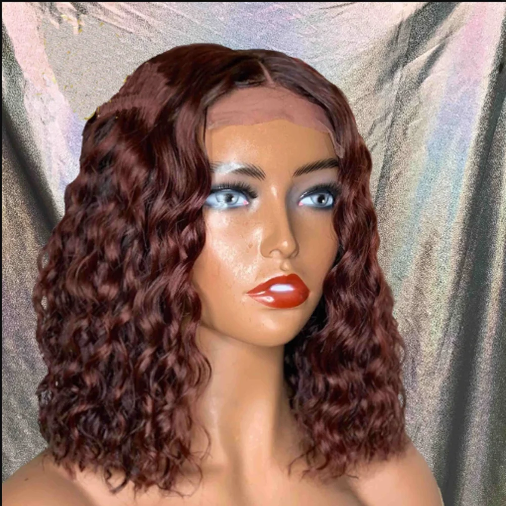 Closure Lace Front Wig Short Bob Natural Hairline For Black Women Wine Bouncy Curly Heat Resistant Fiber Hair Wig With Baby Hair
Closure Lace Front Wig Short Bob Natural Hairline For Black Women Wine Bouncy Curly Heat Resistant Fiber Hair Wig With Baby Hair
