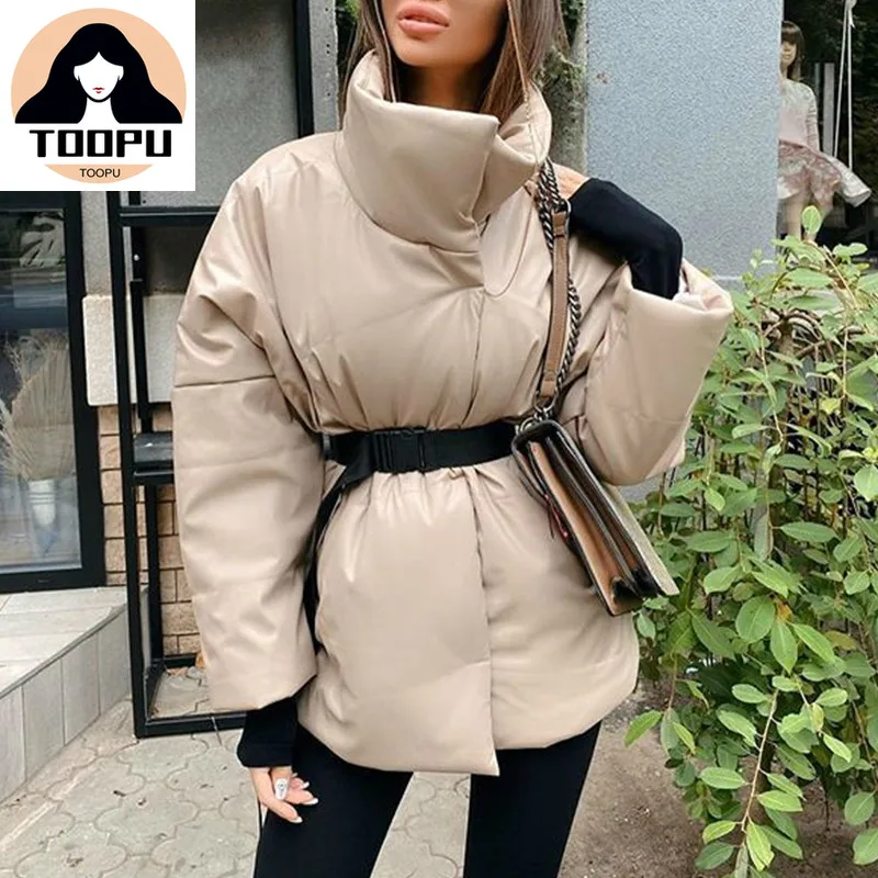 Autumn Winter Women Coat Jacket Parkas Warm with Belt Casual 2020 Loose Pocket Bubble Khaki Sashes Short Jackets Thick
Autumn Winter Women Coat Jacket Parkas Warm with Belt Casual 2020 Loose Pocket Bubble Khaki Sashes Short Jackets Thick