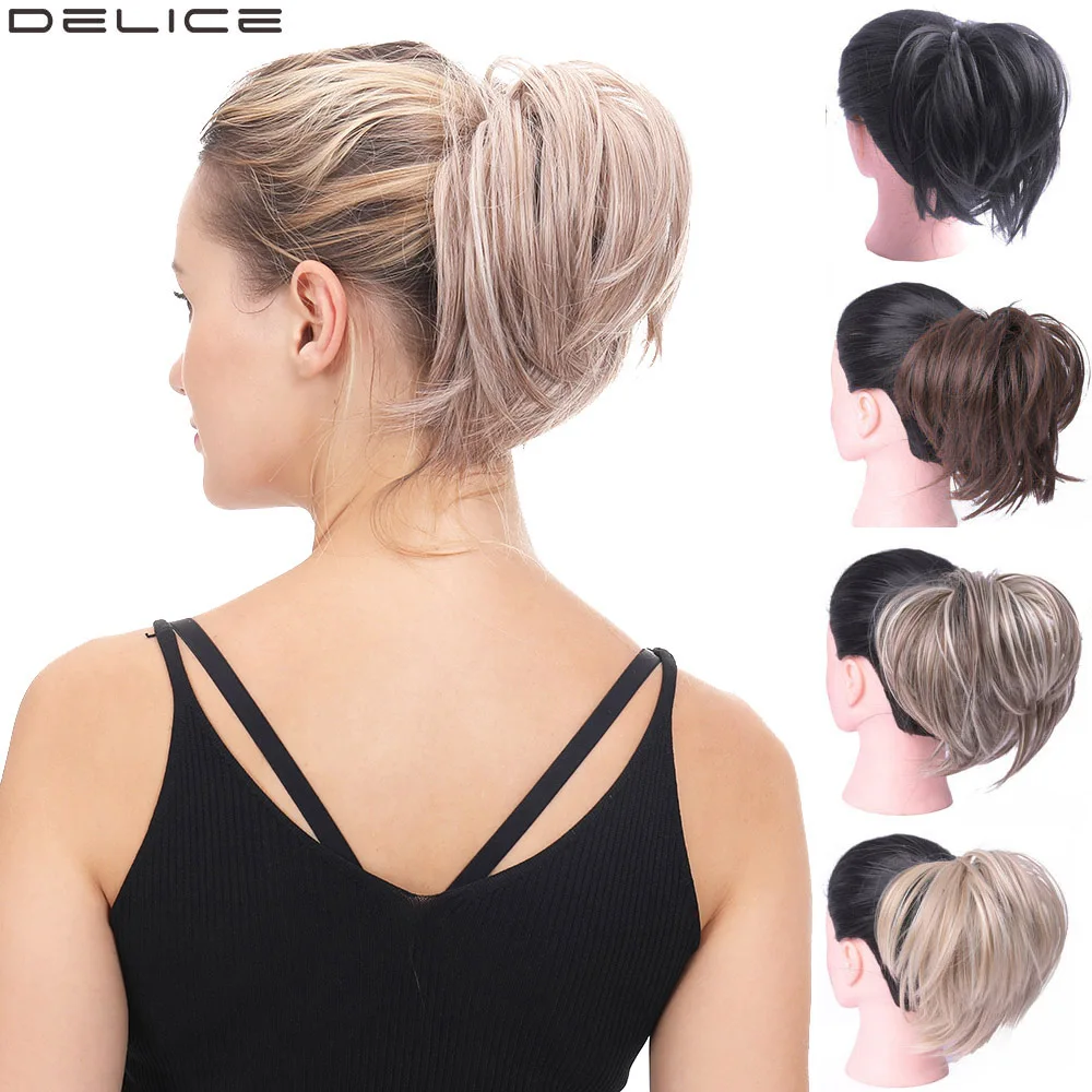 Delice Women Elastic Straight Bun Donut Chignon Rubber Band Synthetic Hair Scrunchie Wrap On Hair Ring For Ponytail Hairpieces
Delice Women Elastic Straight Bun Donut Chignon Rubber Band Synthetic Hair Scrunchie Wrap On Hair Ring For Ponytail Hairpieces