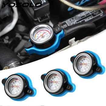 YOSOLO Tank Cover Replacement Pressure Balance Function Temperature Gauge 0.9/1.1/1.3 Bar Thermo Radiator Cap Car Accessories
YOSOLO Tank Cover Replacement Pressure Balance Function Temperature Gauge 0.9/1.1/1.3 Bar Thermo Radiator Cap Car Accessories