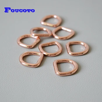 200 Pcs/Lot Alloy Flat D Rings D-Rings 15mm Webbing D Buckle Bag Durable Connect Buckle Flat Diy Dog Collar Accessorry-Rose Gold
200 Pcs/Lot Alloy Flat D Rings D-Rings 15mm Webbing D Buckle Bag Durable Connect Buckle Flat Diy Dog Collar Accessorry-Rose Gold