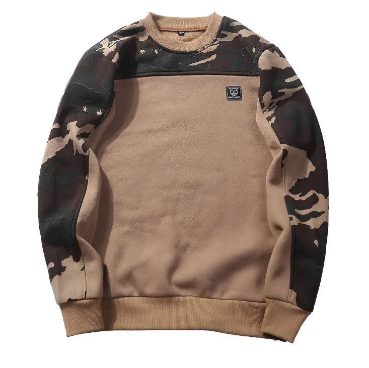 Autumn winter new men's large size round neck men's casual camouflage fleece Hiphop pullover Long Sleeve Sweatshirts
Autumn winter new men's large size round neck men's casual camouflage fleece Hiphop pullover Long Sleeve Sweatshirts