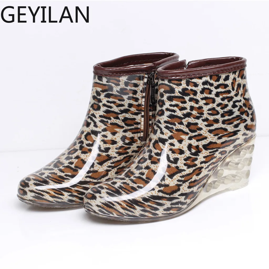 Summer ankle boots for women Rain Boots Wedges Short Tube Rain Boots Non-slip Waterproof Water Shoes zapatos de mujer #G3
Summer ankle boots for women Rain Boots Wedges Short Tube Rain Boots Non-slip Waterproof Water Shoes zapatos de mujer #G3