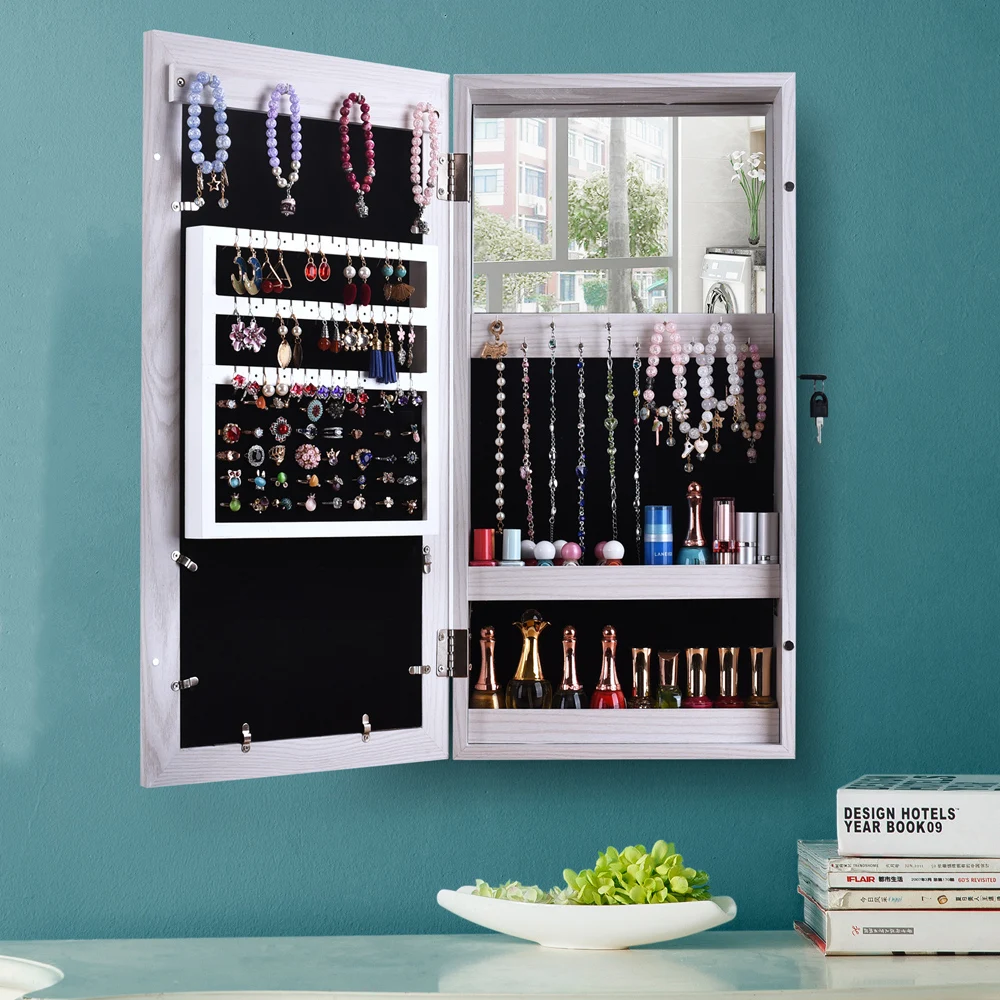 Nordic PVC Wood Grain Coating Photo Storage Damp-proof Jewelry Mirror Cabinet For Home Bedroom Decoration
Nordic PVC Wood Grain Coating Photo Storage Damp-proof Jewelry Mirror Cabinet For Home Bedroom Decoration