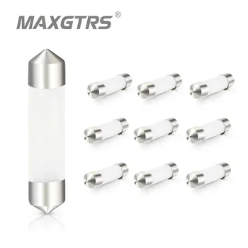 10x Smoke Design COB Led Chips C5W 31mm 36mm 39mm 41mm Car Interior Glass Lens Festoon Dome Reading 12V DC White/Blue Bulbs
10x Smoke Design COB Led Chips C5W 31mm 36mm 39mm 41mm Car Interior Glass Lens Festoon Dome Reading 12V DC White/Blue Bulbs