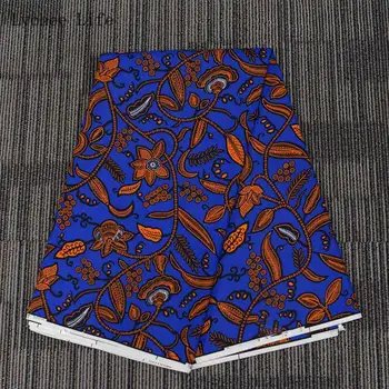 Lychee Life 1Yard African Ankara Wax Fabric Navy Blue Polyester Wax Print Sewing Fabric For Women Wedding Dress Making Crafts 
Lychee Life 1Yard African Ankara Wax Fabric Navy Blue Polyester Wax Print Sewing Fabric For Women Wedding Dress Making Crafts