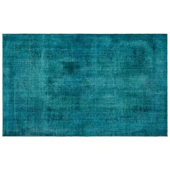 Handmade Turquoise Vintage Overdyed Turkish Area Rug 187x303 Cm-6'2''X9'11''
Handmade Turquoise Vintage Overdyed Turkish Area Rug 187x303 Cm-6'2''X9'11''