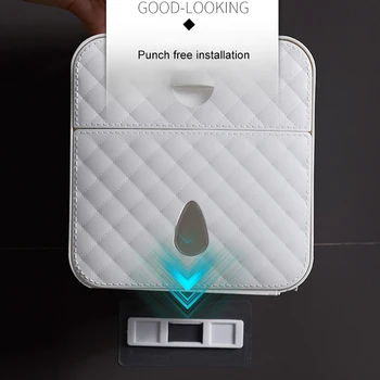 Tissue Box Napkin Case Cover Holder Container Waterproof Wall-mounted for Bathroom can CSV
Tissue Box Napkin Case Cover Holder Container Waterproof Wall-mounted for Bathroom can CSV