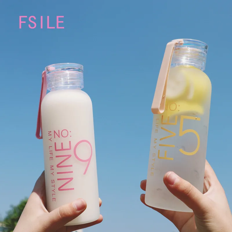 FSILE Fashion Korean Digital Frosted Glass Male and Female Couple Drinking Cup Creative Trend Female Students Fresh Cute Glass
FSILE Fashion Korean Digital Frosted Glass Male and Female Couple Drinking Cup Creative Trend Female Students Fresh Cute Glass