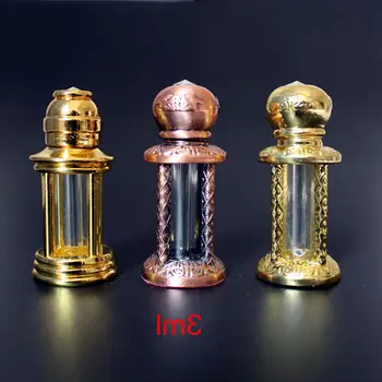 5PC 3ml Metal Glass Perfume Bottle Arab Style Alloy Essential Oils Vials with Glass Dropper Sample Test Bottle Gold Bronze
5PC 3ml Metal Glass Perfume Bottle Arab Style Alloy Essential Oils Vials with Glass Dropper Sample Test Bottle Gold Bronze