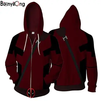 2018 new deadpool 3D printed springtime new style American superhero Hoodies Zipper Outerwear casual hooded hoodies US size tops
2018 new deadpool 3D printed springtime new style American superhero Hoodies Zipper Outerwear casual hooded hoodies US size tops
