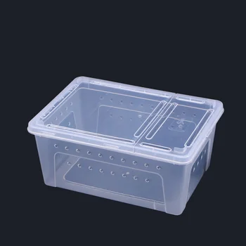 Reptiles and Amphibians Breeding Box Plastic Storage Case Feeding Hatching Container for Spider Scorpion Gecko Insect Snake Tort
Reptiles and Amphibians Breeding Box Plastic Storage Case Feeding Hatching Container for Spider Scorpion Gecko Insect Snake Tort
