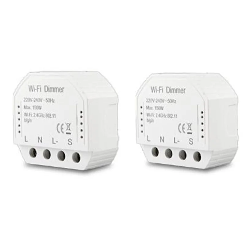 Wifi ligent Dimming Module 220V-240V 150W Controller Timing Switch Light Voice Control, Suitable for Alexa, Google
Wifi ligent Dimming Module 220V-240V 150W Controller Timing Switch Light Voice Control, Suitable for Alexa, Google