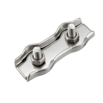 uxcell 1-10pcs 316 Stainless Steel Duplex Wire Rope Clip Cable Clamp Suit For 0.8-1.5mm 2mm 3mm 4mm Rope
uxcell 1-10pcs 316 Stainless Steel Duplex Wire Rope Clip Cable Clamp Suit For 0.8-1.5mm 2mm 3mm 4mm Rope