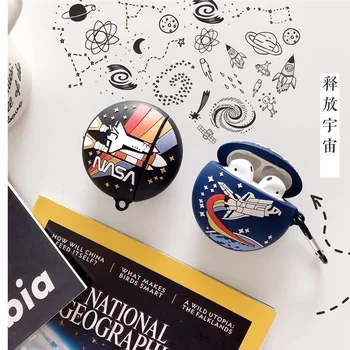 Silicone Earphone Case Cosmic Rocket Planet Cover Bluetooth Wireless Headphone Case for AirPods 1/2/3 Pro
Silicone Earphone Case Cosmic Rocket Planet Cover Bluetooth Wireless Headphone Case for AirPods 1/2/3 Pro