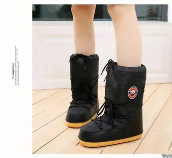 New Snow boots ladies winter warm shoes platform moon space boots women winter velvet fur warm ankle boots snow boots 
New Snow boots ladies winter warm shoes platform moon space boots women winter velvet fur warm ankle boots snow boots
