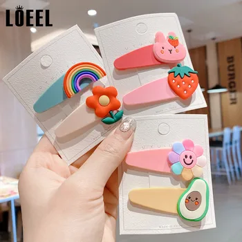 2-3Pcs/Set Cute Headwear Children Unicorn Rainbow Hair Clip Flower Fruit BB Clip Girls Ice Cream Hairpins Kids Cartoon Headdress
2-3Pcs/Set Cute Headwear Children Unicorn Rainbow Hair Clip Flower Fruit BB Clip Girls Ice Cream Hairpins Kids Cartoon Headdress